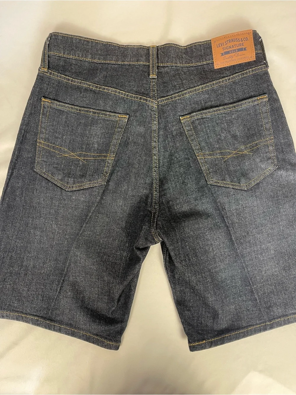 Levi's Dark Blue Denim Jean Shorts